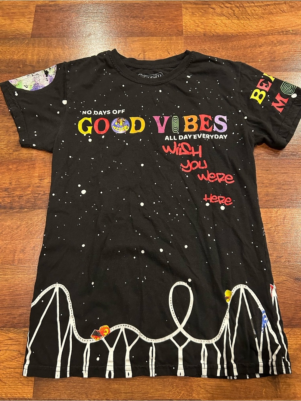 Fresh Laundry Travis Scott Good Vibes Astro World Shirt Short Sleeve T-shirt S